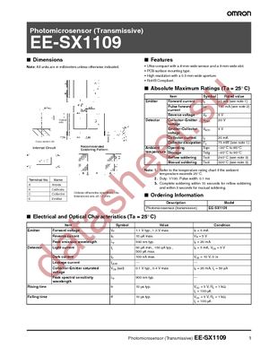 EE-SX1109 datasheet  